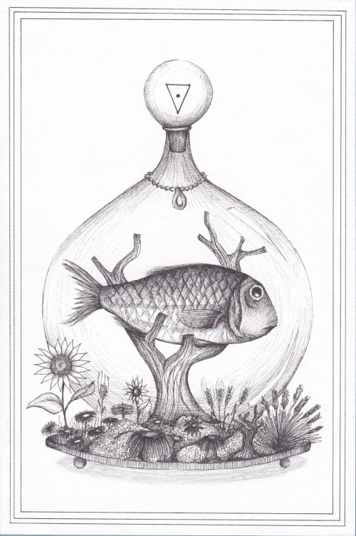 Eté - encre sur papier, A5, 2015